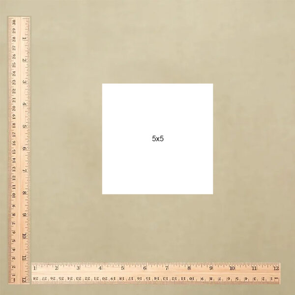 Kraft Brown Square Stickers - Image 6