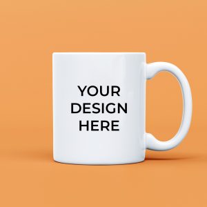Customized Mugs Black & White