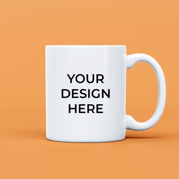 Customized Mugs Black & White
