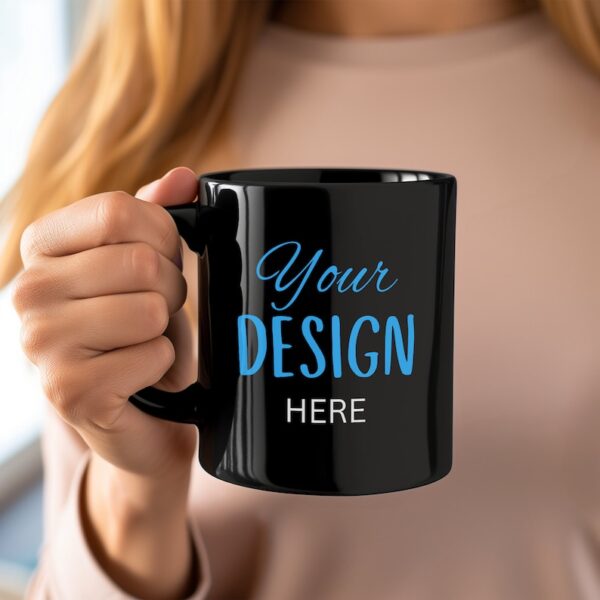 Customized Mugs Black & White - Image 2