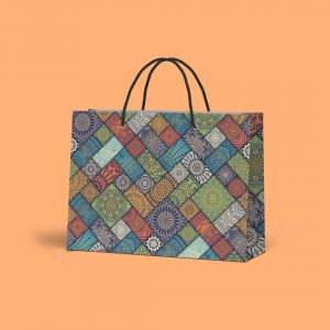 Zig Zag Old School  Shopping Bag