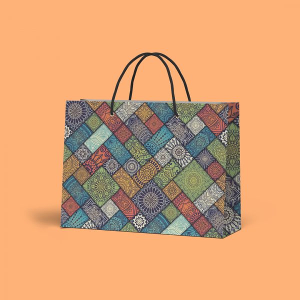 Zig Zag Old School  Shopping Bag