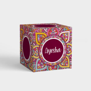 Blooming Floral Wedding Bidh Box