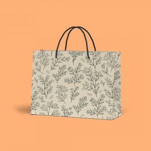 Leafy Pattern  Shopping Bag