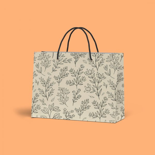 Leafy Pattern  Shopping Bag