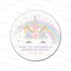 Unicorn Greeting Sticker