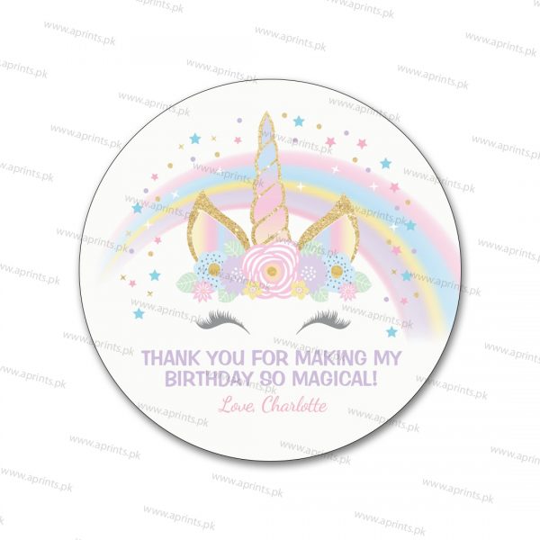 Unicorn Greeting Sticker