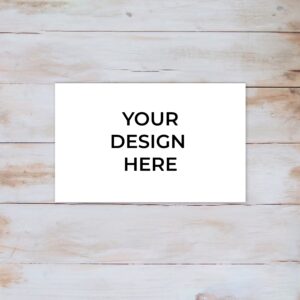 Thank You Card 4x5 Inches Glossy Thick Material Single Side