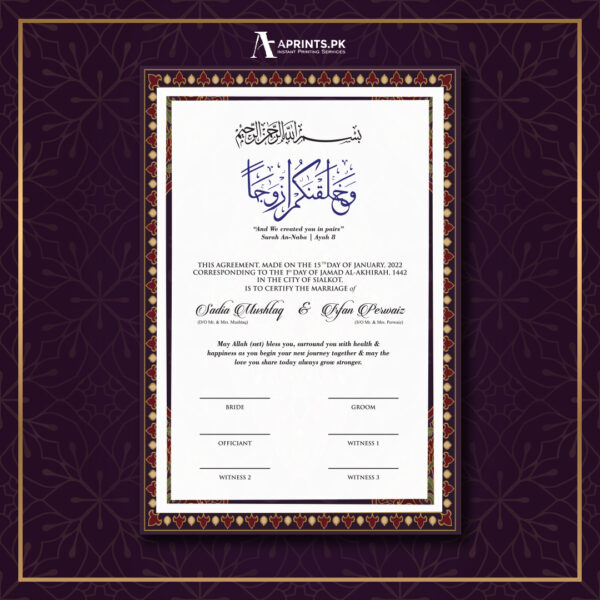 Nikkah Poster Cultural