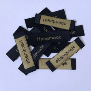 Fabric Tag 2x0.75 Inches - Embroidered