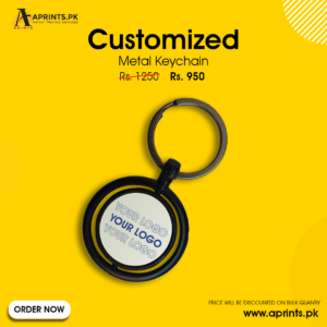 Metallic Keychain Matte Black Spinner