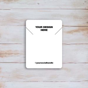 Pendant Jewellry Card