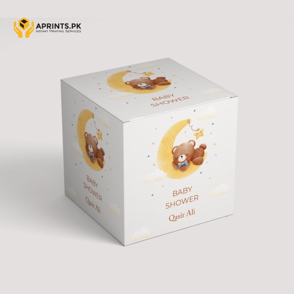 Baby Teddy On Moon box