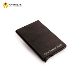 Pop Up Wallet, Slim Minimalist Credit Card Holder For Men and Women RFID Blocking Mini Metal Case