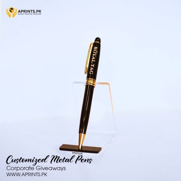 Gold Penultimate Black Metal Pen