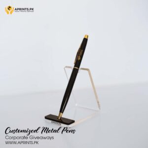 Signature Stylus Black Metal Pen