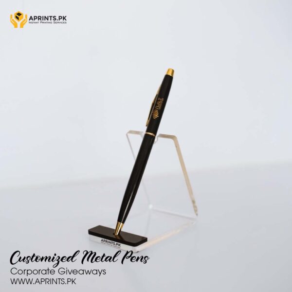 Signature Stylus Black Metal Pen