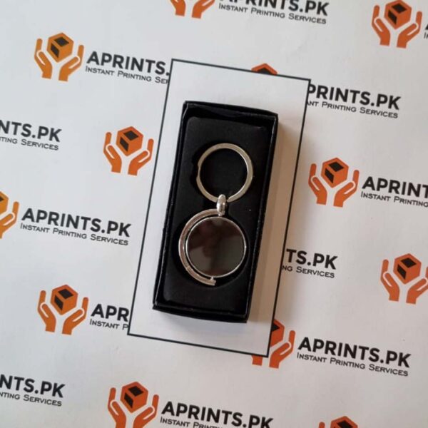 Metal Keychain Round Side - Image 2