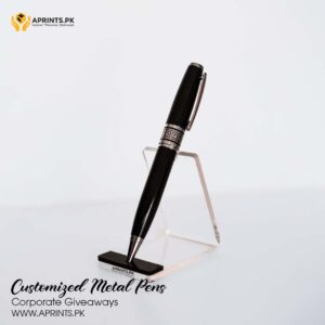 Gold Phoenix Black Metal Pen