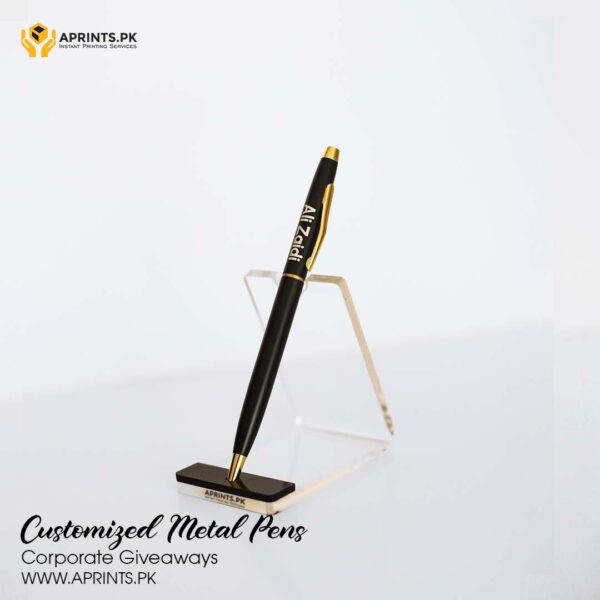 Signature Stylus Black Metal Pen - Image 2