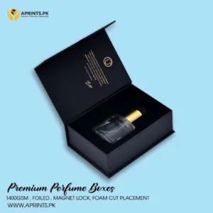 Perfume Box Packaging Hard Magnet Lock