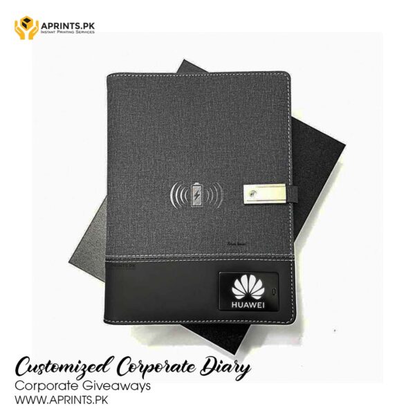 Smart Diary With Wireless Power Bank & USB Drive