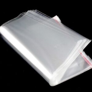 100PCS-Resealable-Transparent-Plastic-Bags-Bopp-Poly Bags